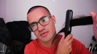 Flat Ironing Your Hair & Doing Your Makeup (ASMR RolePlay)