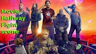 Guardians Hallway Full Fight Scene Part  I Guardians of the Galaxy Vol  3