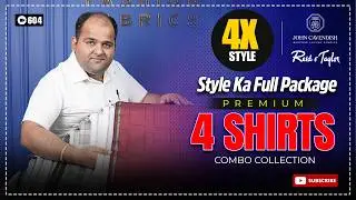 Best Premium Shirts for Men | Top 4 Pure Cotton Formal Shirting Fabrics Collection