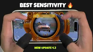 Best SENSITIVITY & SETTINGS 2026 🔥 | 4 Finger + Gyroscope | PUBG Mobile
