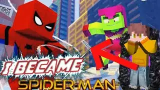 Minecraft Survival Series Pocket Edition 🔥 how to build spiderman in minecraft  HINDI 😎 #minecraft