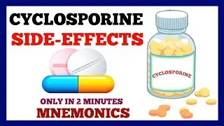 Cyclosporine Side Effects MNEMONICS | Pharmacology