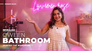 The Queen's Bathroom 👸😮🛁 !! The most challenging part of #MeraGharekSapna  @InteriorMaata