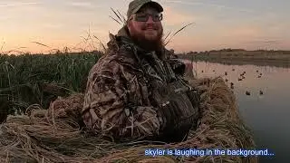 First duck hunt in the new boat!