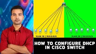 How to configure DHCP in Cisco Switch?
