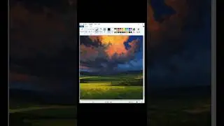 Painting clouds in MS Paint