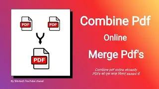 How to merge pdf file into one /-