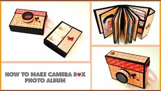 DIY Photo Album | How to make a Scrapbook album in a Camera Box | Gift Ideas - Giulia's Art