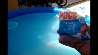 Como tratar piscina inflável:  Modo alternativo