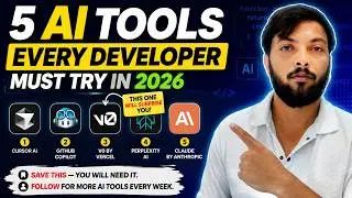 5 AI Tools Every Developer Must Try in 2026 🚀 | 