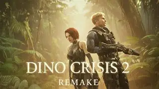 DINO CRISIS 2 REMAKE - Gameplay GLITCHED [4K 60FPS] (UE5 Fan Remake - INSANE Dinosaurs!)