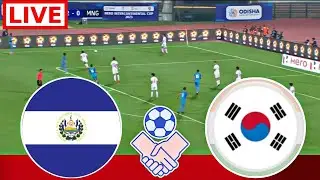 South Korea vs El Salvador Live | 대한민국 vs 엘살바도르 | 친선 축구 경기 2023 | 대한민국 축구 라이브 | | South Korea live