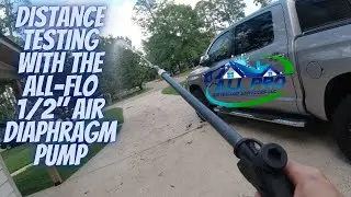 All Flo Air Diaphragm 1/2" Distance Test & Tweaking
