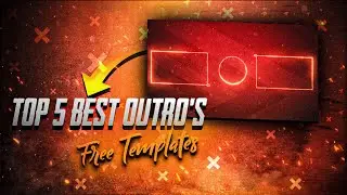 Top 5 Outro Template Free Download + No Copyright | Best Youtube Video Endscreen | Free To Use Outro