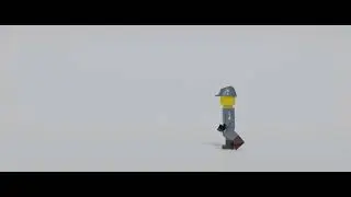 First walk cycle Test | Blender Lego animation