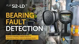 Locate pressurized leaks, bearing faults, and mechanical faults quicker with the FLIR SI2-LD™