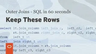 Outer joins - SQL in 60 seconds #shorts