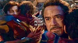 Tony & Peter | Can you hear me? [ endgame spoilers! ]