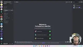 Live Coding! Adding discord chat to my website.