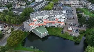 Slikkerveer aan de dijk - drone 4K