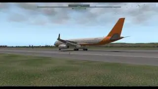 X-Plane 10 ТУ-204. KSFO-KOAK. Полёт в Сан-Франциско.