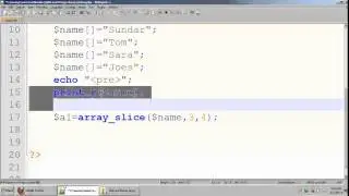 Array Slice and Array Merge Function In PHP Tamil