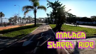 Malaga Street Cycling in 4K: A GoPro Adventure!