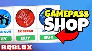 How to Make a GAMEPASS SHOP! | HowToRoblox