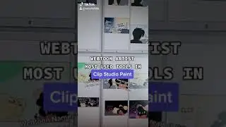 Basic Clip Studio Paint Comic Tools || How I Make a Webtoon 