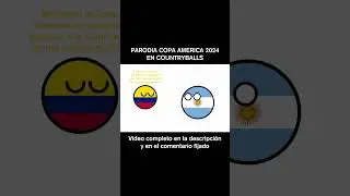 Parodia Copa América 2024 en Countryballs #shorts #viral #copaamérica2024