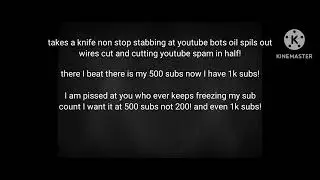 WHERE'S MY 500 SUBS? STOP FREEZING MY SUB COUNT RIGHT NOW PLS!