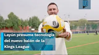 ¡DE LUJO! Miguel Layún presume tecnología del nuevo balón de la Kings League Américas