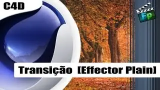 Transição de imagem | Usando Effector PLAIN - Tutorial cinema 4D - Português - F.P