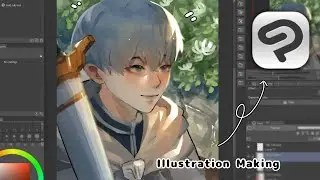 【Clip Studio Paint】How I DRAW THIS | Illustration Making
