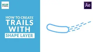 How to create Trails with Shape Layer | After Effects Tutorial | Trail Animation