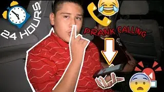 PRANK CALLING STORES INSIDE A VAN?! 24 HOUR CHALLENGE (SURPRISE ENDING!)