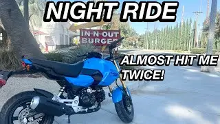 NIGHT RIDE To In N Out In My Honda Grom