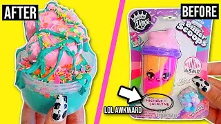 Extreme Slime Makeover of Nichole Jacklyne Store Bought Slime *awkward* Part 1