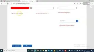 Lesson112 - Control Validation For Date - Power Apps 1000 Videos
