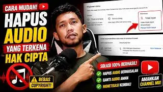 Cara Hapus Audio yang Terkena Hak Cipta YouTube 🔥