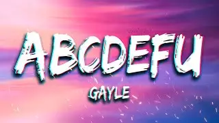 GAYLE - abcdefu (Lyrics) (Перевод)