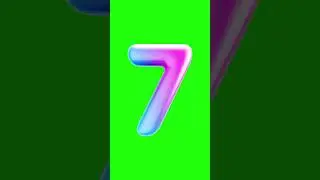 10s Countdown timers green screen 