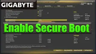 Gigabyte Secure Boot Enable | Rambo Tech |