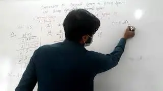 Conversion of Decimal system to Binary system and vise versa#