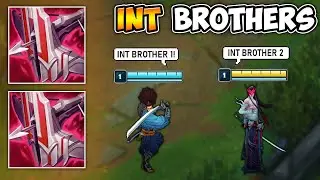 WE PLAYED THE INT BROTHERS IN THE BOT LANE (SO MANY KNOCK-UPS)