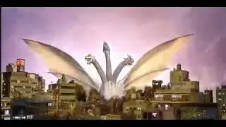 GMK Giant Monsters all out attack MovieClip (9_11) The Thousand Year Old Dragon (2001)