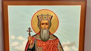 Рукописная икона Владимир Равноапостольный