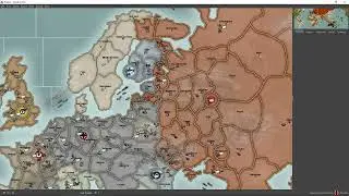 Let's Play Axis and Allies using TripleA Engine - Part 2 - Round 2+3 - British forces in Belgium