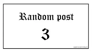 Random post 3