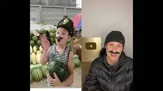 Как Мы с батей выбирали арбуз 😳🍉 #shorts